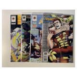 4 ASSORTED VALIANT COMICS SEE DESC.
