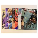 2 MOONSTONE, 2 LEGENDARY, 2 AP & 2 SCOUT COMICS