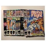 9 MARVEL COMICS ALPHA FLIGHT SEE DESC.