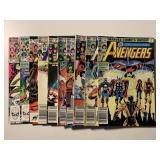 10 MARVEL COMICS THE AVENGERS SEE DESC.