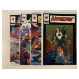 4 VALIANT COMICS BLOODSHOT #1, 2, 4, 14