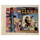 4 ECLIPSE COMICS THE MASKED MAN #4, 5, 7 & LUGER 1