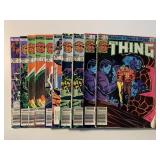 10 MARVEL COMICS THE THING SEE DESC.
