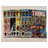 9 MARVEL COMICS THE THING SEE DESC.