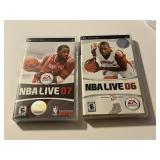 2 PSP GAMES NBA LIVE 06 & 07