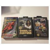 3 SEGA GENESIS GAMES