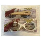 2 PAIR WONDER WOMAN 3D GLASSES