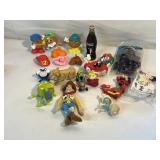 21 PIECE LOT OF MCDONALD,WENDY, BURGER KING TOYS