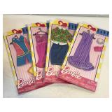4 NEW BARBIE FASHION OUTFITS