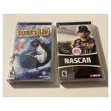 2 PSP GAMES NASCAR & SURF