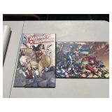 2 SUPER HERO WOODEN PLAQUES