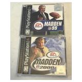 2 PLAY STATION EA SPORTS MADDEN FOOTBALL