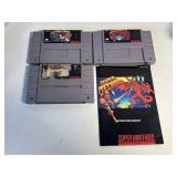 3 SUPER NINTENDO GAMES