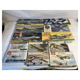 12 VINTAGE AIRPLANE MODELS