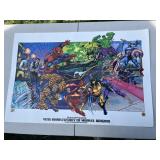 POSTER OF 40TH ANIVERSERY OF MARVEL ORGINS