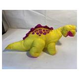 VINTAGE DINOSAUR PLUSH YELLOW