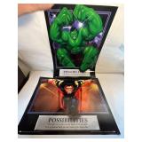 2 MARVEL MOTIVATIONAL POSTERS HULK AND  WOLVERINE