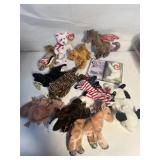 12 VARIOUS BEANIE BABIES
