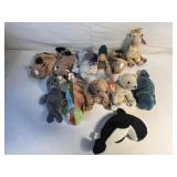 12 VARIOUS BEANIE BABIES