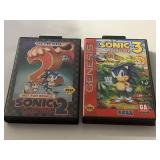 2 SEGA GENESIS SONIC GAMES