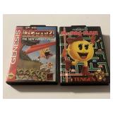 2 SEGA DENESIS GAMES PAC-MAN 2 & MS PAC-MAN