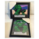 THE HULK 2 FRAMED MOTIVATIONAL PRINTS