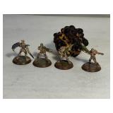 4 HORRORSCPE FIGURES AND EXPLOSION FIGURE