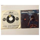 2 VINTAGE 45s FORTUOSITY &JONNY RIVERS