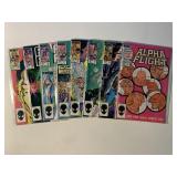 8 MARVEL COMICS ALPHA FLIGHT #12, 13, 14, 16-20