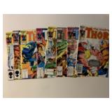 8 MARVEL COMICS THE MIGHTY THOR #338-345