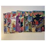 8 FIRST COMICS BADGER #46-49, 51-54