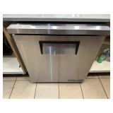 True under counter refrigerator on wheels