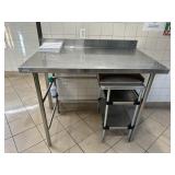 Stainless steel table 7 taller unit
