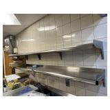 Stainless steel wall mounted shelving 3