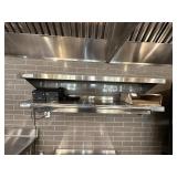 Stainless steel wall mounted shelving 1