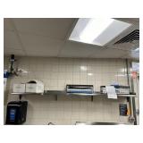 Stainless steel wall mounted shelving 6