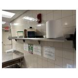Stainless steel wall mounted shelving 4