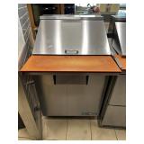True Refrigerated Sandwich Prep Table with door