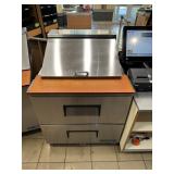 True Refrigerated Sandwich Prep Table w/ drawers