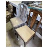 Pair Mahogany Dining Chairs