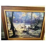 River Scene Framed Print