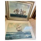 Multi-Masted Sailing Ship Art