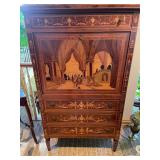 G. Mapelli Marquetry Cabinet