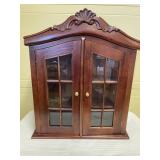Curio Cabinet Antique Wall Mounted