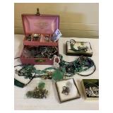 Jewellery Box & Costume Jewellery