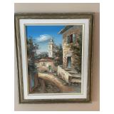 Basilioy Cathedral Oil Painting Signed