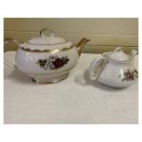Porcelain Teapot Pair