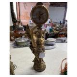 Figural Art Nouveau Lisheng Mantle Clock