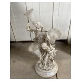 Figrual Table Lamp Floral Glass Shade