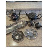 Tea Set Silver Plate +